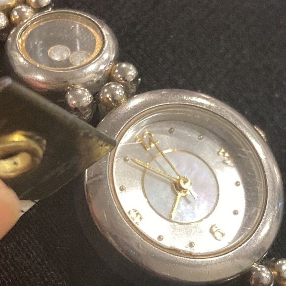 Allude Women’s Silver Color Circular Floating Gemstone Watch - Picture 4 of 8